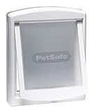 PetSafe Staywell Haustiertüre Original mit 2 Verschlussoptionen, mittel, weiß