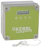 Kerbl 70550 Steuerung Automatische Hühnertür, Lichtsensor Zeitabhängig Manuell