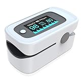 Pulsoximeter,Fingerpulsoximeter,Oximeter mit Alarm ideal zur schnellen Messung der Sauerstoffsättigung